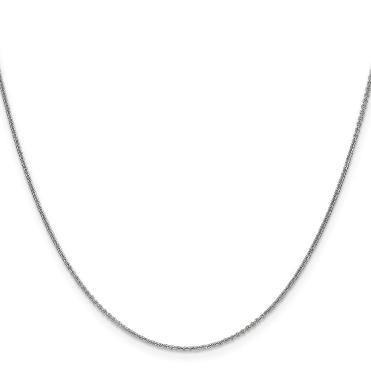 10k WG 1mm Round Open Link Cable Chain