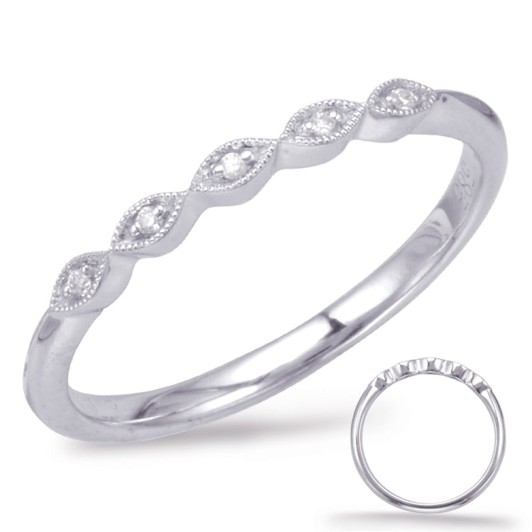 White Gold Matching Band