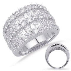 White Gold Diamond Fashion Ring