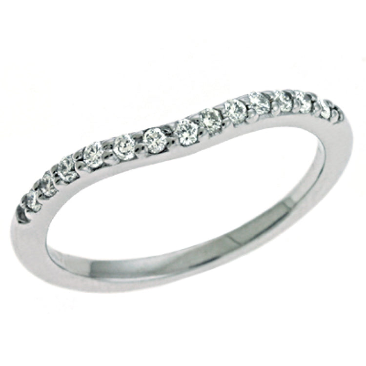 White Gold Matching Band