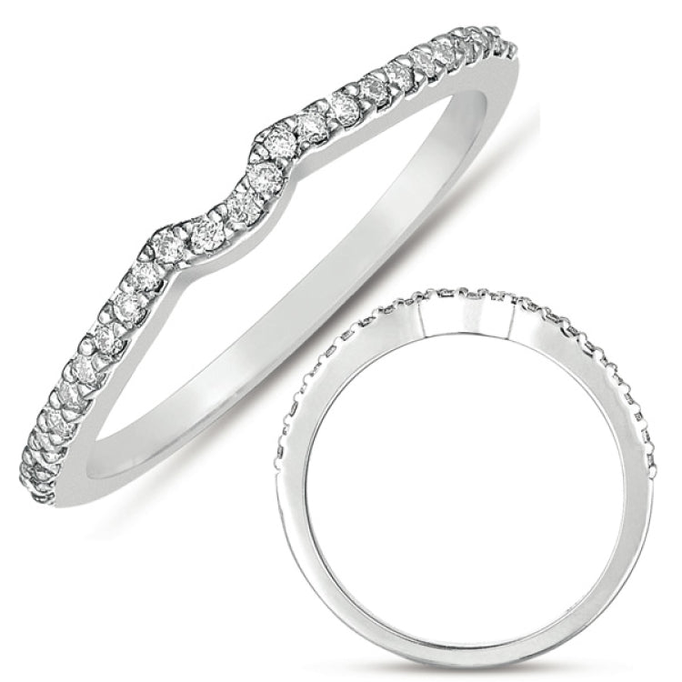White Gold Matching Band