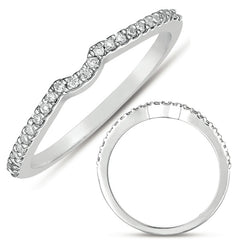 White Gold Matching Band