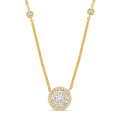 Yellow Gold Diamond Necklace