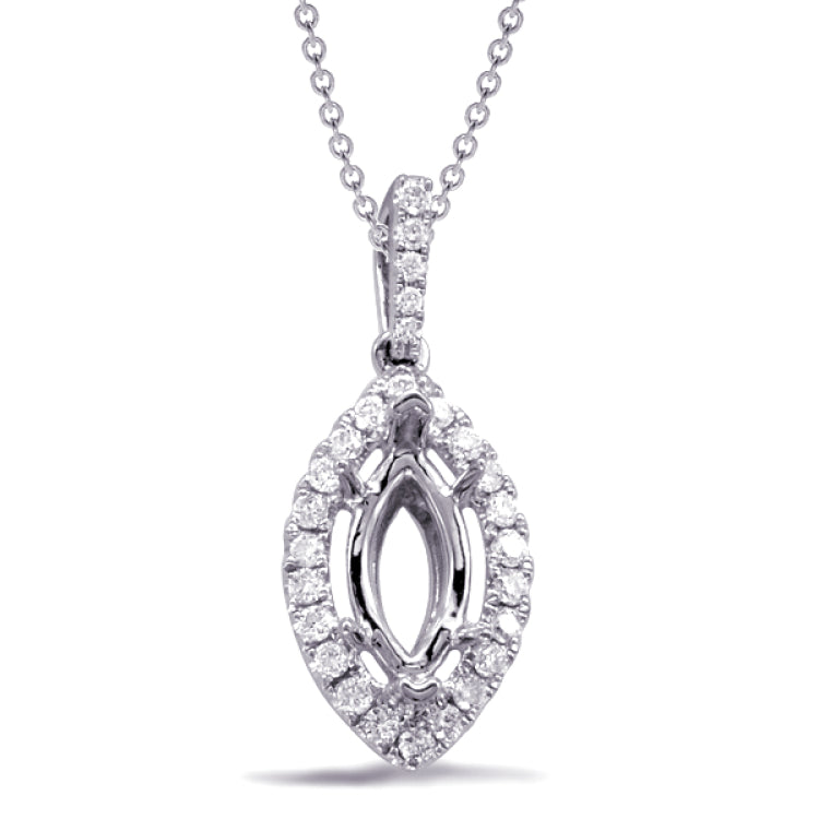Diamond Pendant For 9x4.5m Marquise Cent