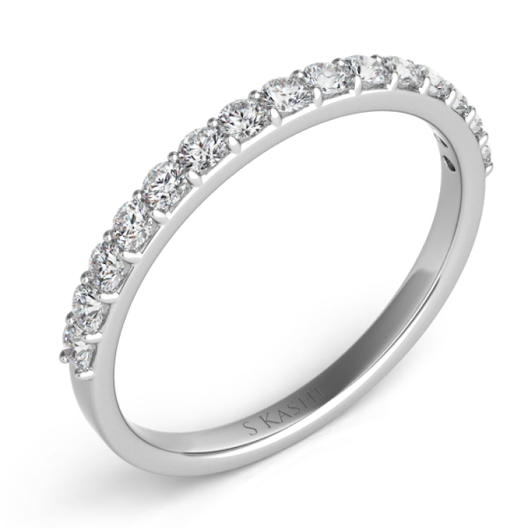 White Gold Matching Band