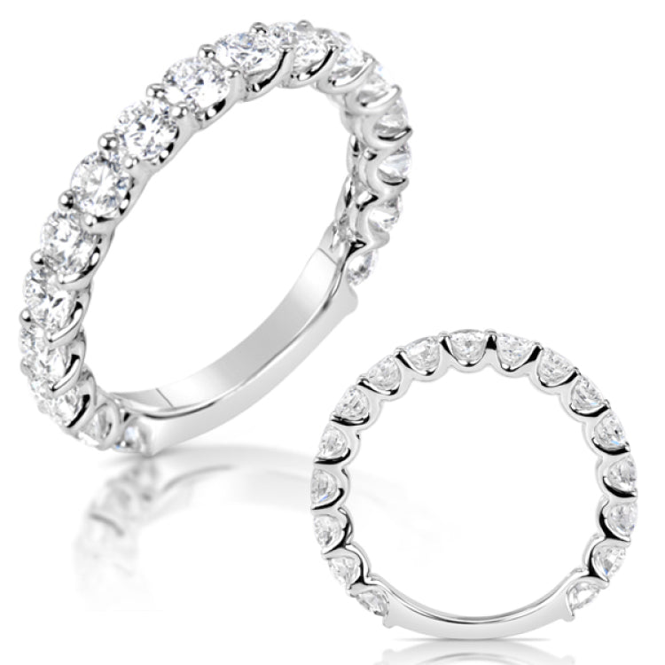 White Gold Wedding Band