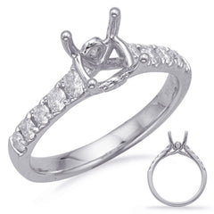 White Gold Engagement Ring