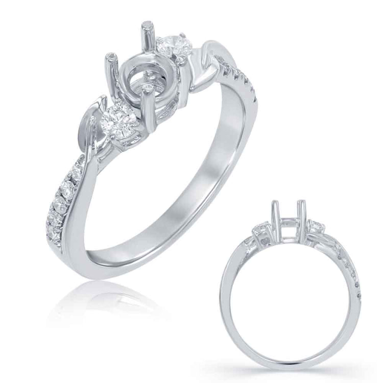 White Gold Engagement Ring