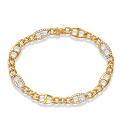 Yellow Gold Diamond Bracelet