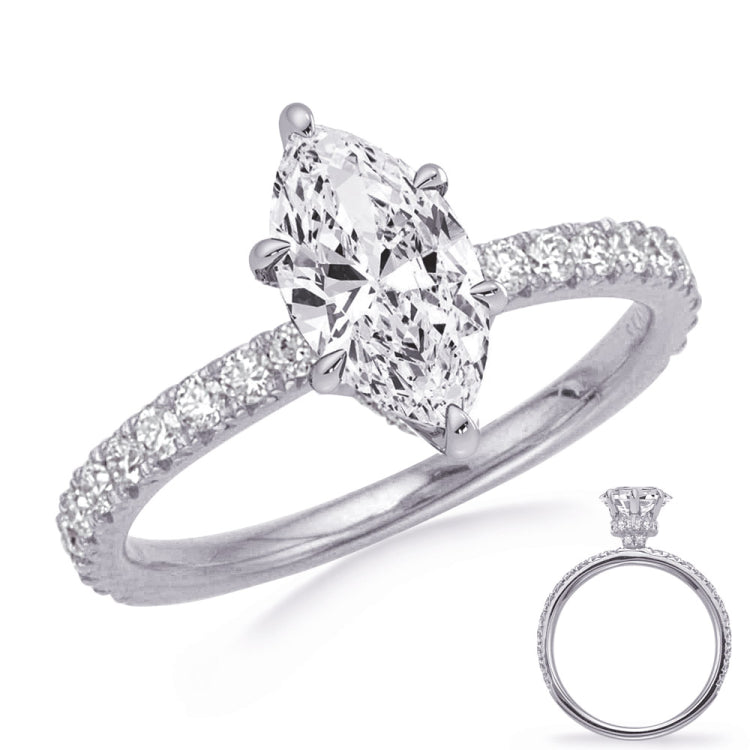 White Gold Engagement Ring