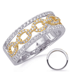 White & Yellow Gold Diamond Ring
