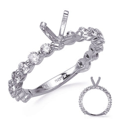 14 KT Rounds Shape White Gold Gold Engagement Ring