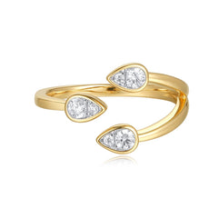 14 KT Rounds Shape Yellow Gold Diamond Ring